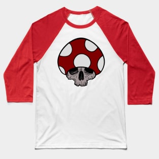 Skull Mushroom Baseball T-Shirt